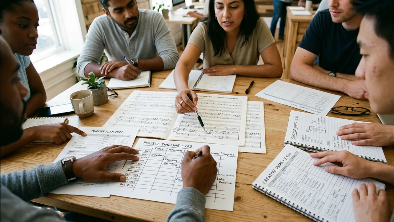 Session de travail collaboratif et examen des comptes associatifs